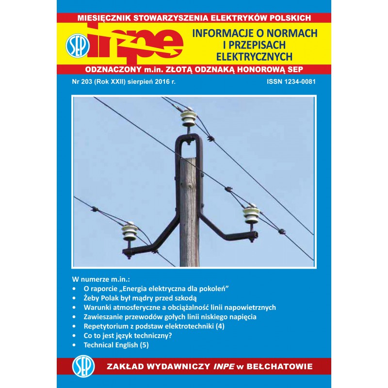 Miesięcznik SEP INPE, nr 203 - wersja elektroniczna