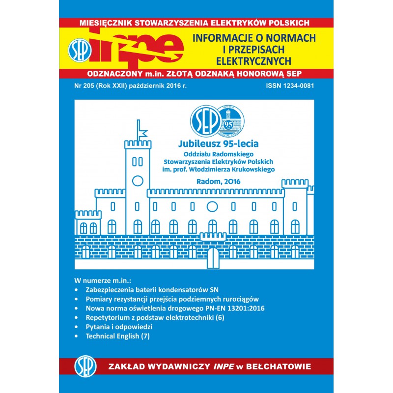 Miesięcznik SEP INPE, nr 205 - wersja papierowa