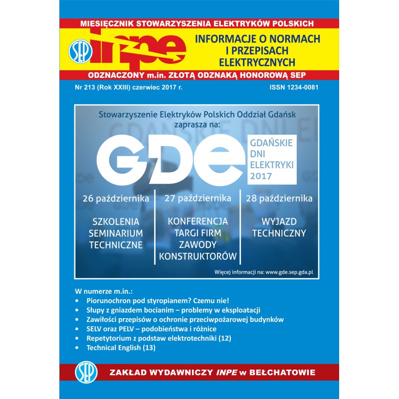 Miesięcznik SEP INPE, nr 213 - wersja papierowa