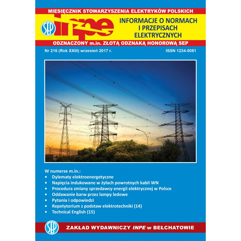 Miesięcznik SEP INPE, nr 216 - wersja elektroniczna