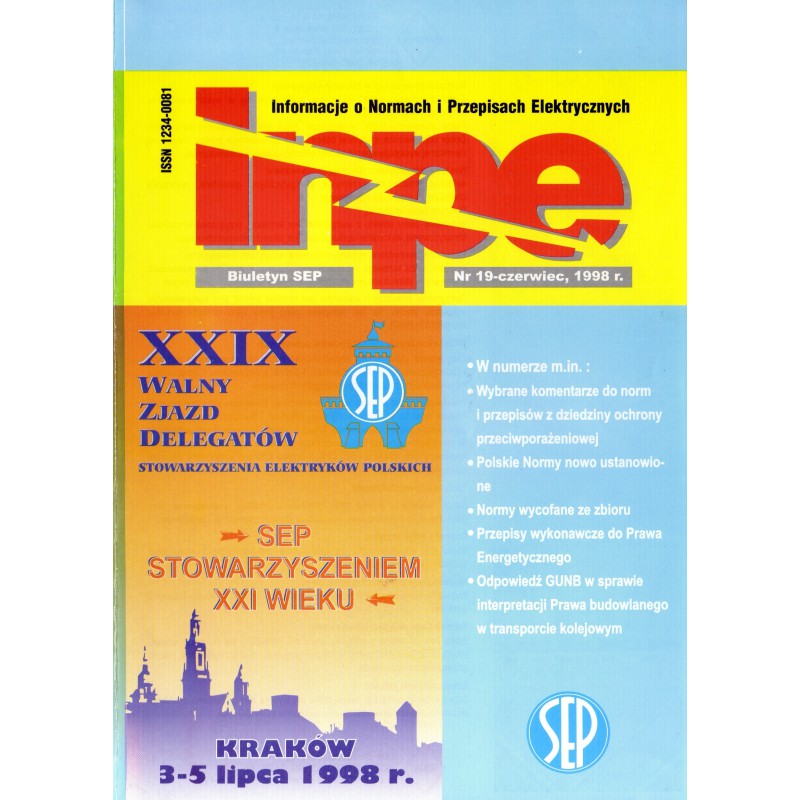 Biuletyn SEP INPE, nr 19 - wersja papierowa